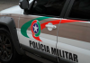 Polícia Militar atende ocorrência na garagem da prefeitura de Balneário Gaivota