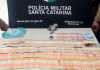 Após perseguição, PM apreende maconha, ecstasy e mais de R$ 10 mil em SC