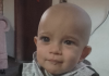 Com câncer descoberto por uma fotografia, bebê Artur precisa ter o olho removido   