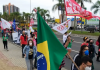 Cidades de SC têm protestos contra o governo Bolsonaro
