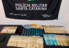 Polícia Militar prende casal após perseguição e apreende dinheiro e droga sintética em Sombrio