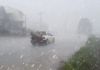 Chuva forte com ventos e granizo atinge a região de São Joaquim