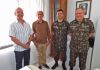 Junta de Serviço Militar do Arroio recebe visita técnica