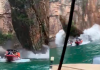 VÍDEO: Rocha desaba em Capitólio (MG) e atinge lanchas; uma morte foi confirmada