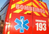 Carro cai em barranco e motorista fica ferido na SC-447 em Araranguá