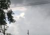 Chuva de granizo atinge a cidade de Turvo