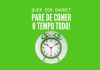 Quer ter saúde? Para de comer o tempo todo!!