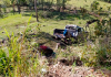 Acidente na Serra da Rocinha deixa quatro feridos