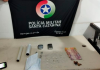 Polícia militar prende acusado de tráfico e apreende drogas no Residencial Flor do Campo