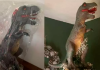 Natal estilo Flintstones: família compra enfeite para árvore e recebe dinossauro gigante