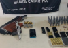 Polícia Militar apreende drogas, munições e armas no Arroio do Silva