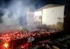 Casa é consumida por incêndio em Araranguá