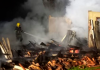 Imóvel é destruído por incêndio em Sombrio