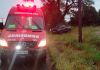 Corpo de Bombeiros Militar atendem vítima de acidente em Ermo