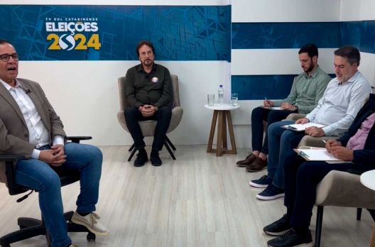 TV Sul Catarinense nas Eleições 2024: Cesar Cesa foi o sabatinado desta quinta-feira