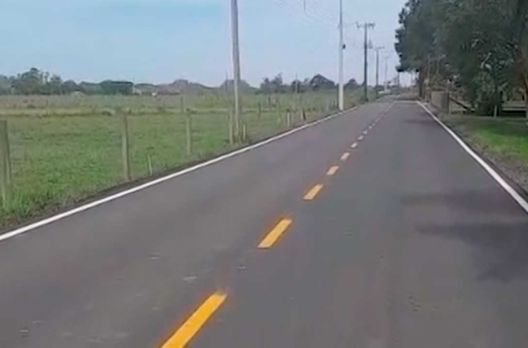 Pavimentação no interior: Inaugurado trecho Barro Vermelho/ Pontão