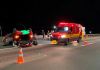 Veículo capota com cinco ocupantes na BR-101 em Içara