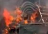 Supermercado em Itapema SC é atingido por incêndio