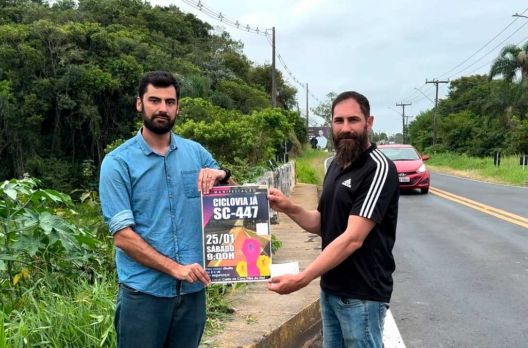 (VIDEO) Problemas na SC-447: ciclistas pedem ciclovia na rodovia que liga Araranguá e Bal...