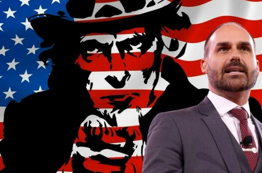 Filho de Bolsonaro pede asilo político nos EUA