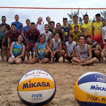 Clima não parou as duplas do Sub 18 