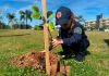 Bombeiros realizam plantio de mais de 140 mudas de árvores