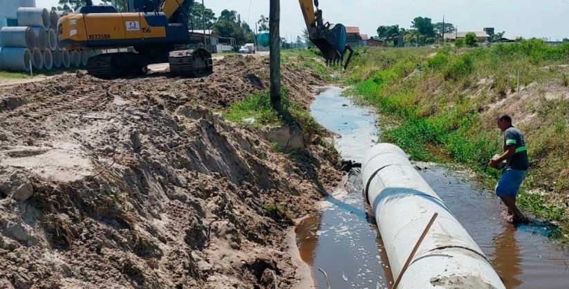 Obras do Acesso Sul em andamento