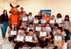 Alunos celebram formatura do programa da Defesa Civil