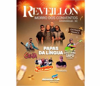 Prefeitura de Araranguá anuncia programação oficial do Réveillon 2025