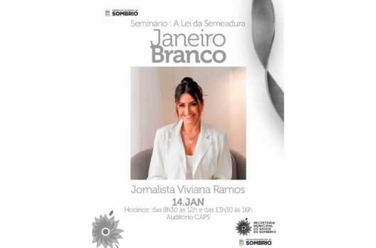 Janeiro Branco segue programação com palestra no auditório do CAPS em Sombrio