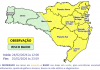 Pancadas de chuva isoladas, com possibilidade de forte intensidade em alguns pontos, durante a tarde e a noite desta terça-feira (24) e quarta-feira (25)