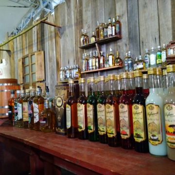 Boas cachaças e aguardentes na Festa do Colono de Turvo