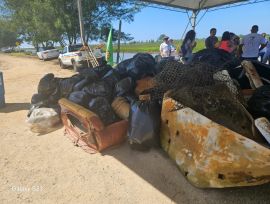 Projeto Arco-Íris recolhe 1,3 tonelada de lixo em Araranguá