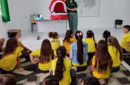 Alunos de escola municipal em Sombrio recebem ação de saúde bucal