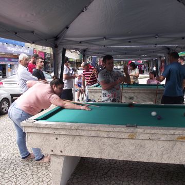Torneio de sinuca foi a principal atração do Dia+