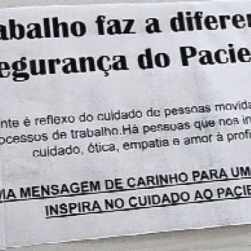 Com criatividade, Hospital Regional de Araranguá fortalece cultura de segurança entre equipes