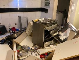 Ocorrência em Içara – Explosão por GLP