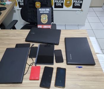 POLÍCIA CIVIL PRENDE INVESTIGADO POR ARMAZENAMENTO E COMPARTILHAMENTO DE MATERIAL DE ABUSO SEXUAL INFANTOJUVENIL EM BALNEÁRIO ARROIO DO SILVA