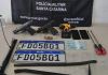 Dois foragidos da Justiça são presos com armas de fogo em Balneário Gaivota