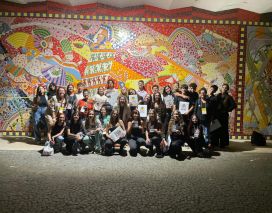 Estudantes da EEB Praia da Gaivota brilham em simulação internacional na UFSC