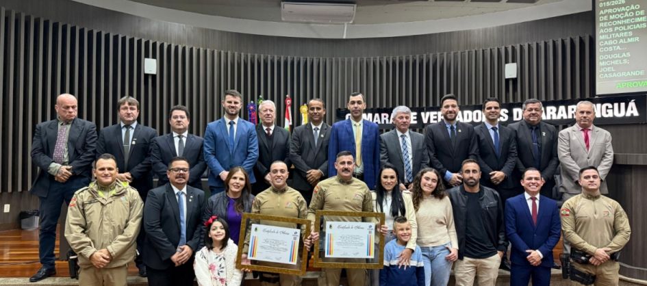 Moção de Reconhecimento destaca atuação de policiais do...