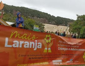Festival de pipas marca ações do Maio Laranja 