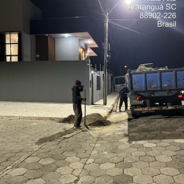 Prefeitura de Araranguá segue com ações preventivas diante do risco de chuvas intensas.