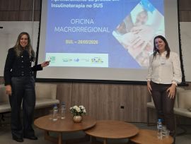 Saúde participa de oficina sobre insulinoterapia