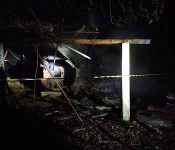 Incêndio atinge aviário em Timbé do Sul durante a madrugada