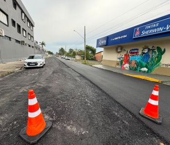 Obra avança na Rua Antônio Manoel Paulino