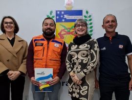 Defesa Civil realiza visita institucional à UFSC