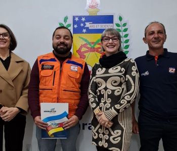 Defesa Civil realiza visita institucional à UFSC