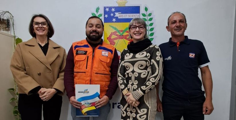 Defesa Civil realiza visita institucional à UFSC