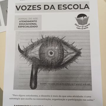 Escola cria jornal inclusivo